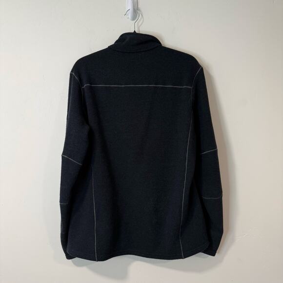 KUHL Men's Interceptr Quarter Zip Fleece Pullover Sweatshirt Navy Blue XL - Picture 3 of 10